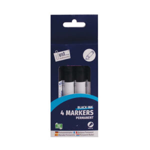 2-BLACK 4pk PERM MARKERS
