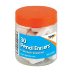 4-DRUM OF LOOSE ERASERS