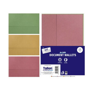 A4 DOCUMENT WALLETS PK OF 6