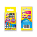 BOX OF 16 WAX CRAYONS