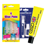 Glues and correction fluid- cat-1