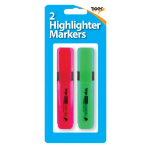 2 highlighters blister pack