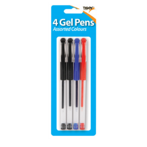 Tiger Stationery - 4 Gel Pens Assorted Colours - Pack 4.jpeg