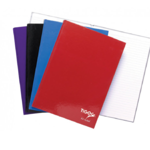 Tiger Stationery - A4 Casebound Feint 80Sh Notebook Assorted.jpeg