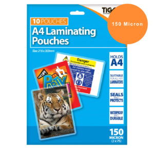 Tiger Stationery - A4 Pack 10 150M Laminating Pouches.jpeg