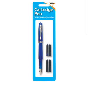 Tiger Stationery - Cartridge Pen & 4 Cartridges Assorted.jpeg
