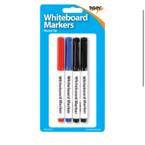Tiger Stationery - Slim Whiteboard Markers Blister Pack 4.jpeg